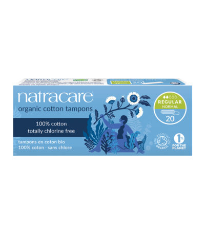Natracare Organic Cotton Tampons Regular x 20 Pack