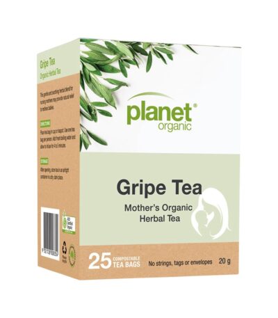 Planet Organic Mothers Organic Herbal Tea Gripe Tea x 25 Tea Bags