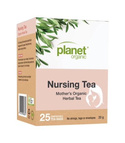 Planet Organic Mothers Organic Herbal Tea Nursing Tea x 25 Tea Bags