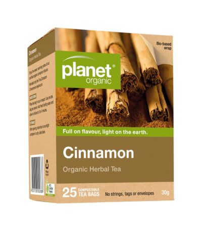 Planet Organic Organic Herbal Tea Cinnamon x 25 Tea Bags