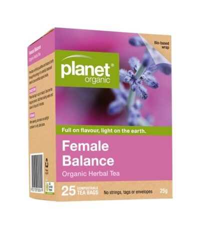 Planet Organic Organic Herbal Tea Female Balance x 25 Tea Bags
