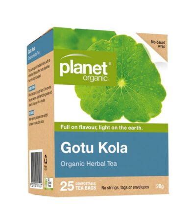 Planet Organic Organic Herbal Tea Gotu Kola x 25 Tea Bags