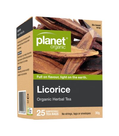 Planet Organic Organic Herbal Tea Licorice x 25 Tea Bags