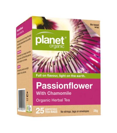 Planet Organic Organic Herbal Tea Passionflower With Chamomile x 25 Tea Bags