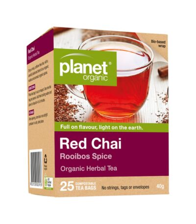 Planet Organic Organic Herbal Tea Red Chai (Rooibos Spice) x 25 Tea Bags