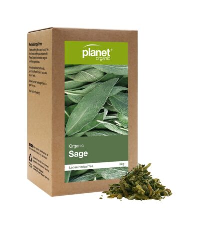 Planet Organic Organic Herbal Tea Sage Loose Leaf 50g