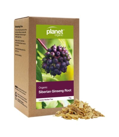 Planet Organic Organic Herbal Tea Siberian Ginseng Root Loose Leaf 75g