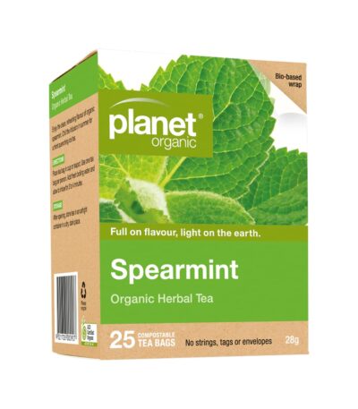 Planet Organic Organic Herbal Tea Spearmint x 25 Tea Bags