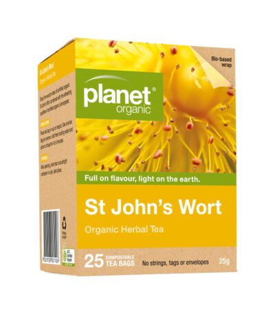 Planet Organic Organic Herbal Tea St Johns Wort x 25 Tea Bags