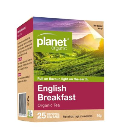 Planet Organic Organic Tea English Breakfast x 25 Tea Bags