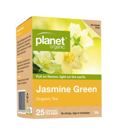 Planet Organic Organic Tea Jasmine Green x 25 Tea Bags