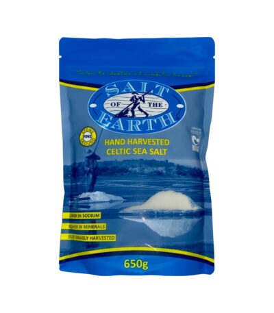 Salt Of The Earth Hand Harvested Celtic Sea Salt Fine 650g