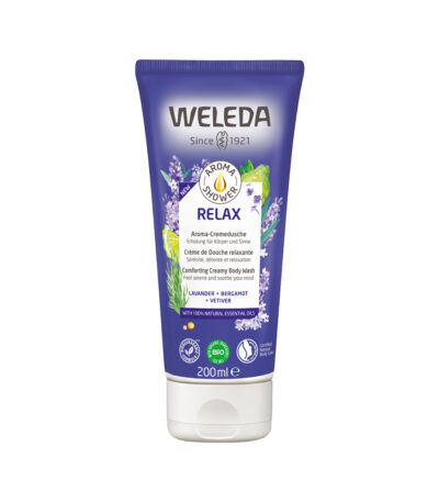Weleda Aroma Shower Gel Relax (Lavender + Bergamot + Vetiver) 200ml