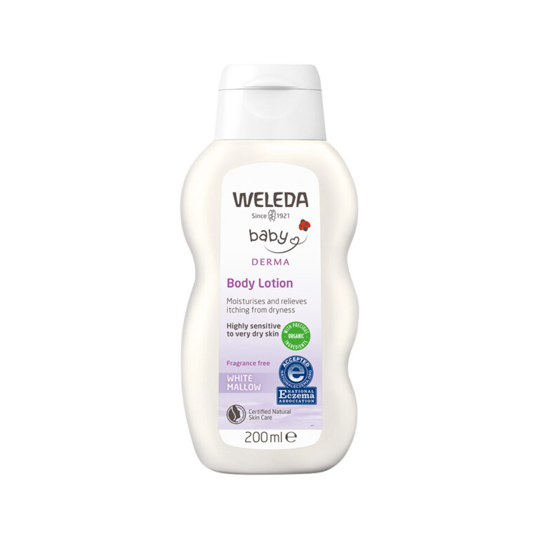 Weleda Baby Derma Body Lotion White Mallow (Fragrance Free) 200ml