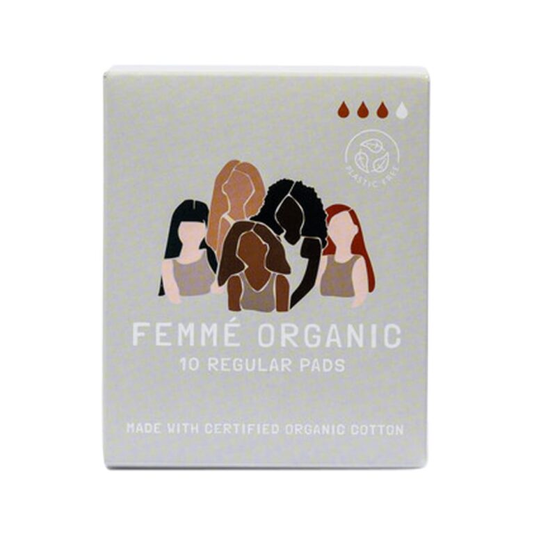 Femme Organic Org Pads Regular x 10 Pack