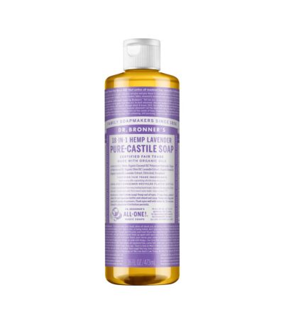 Dr. Bronners Pure-Castile Soap Liquid (Hemp 18-in-1) Lavender 473ml