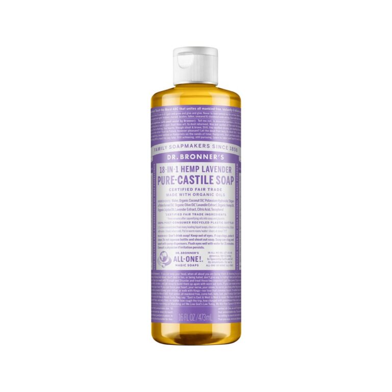 Dr. Bronners Pure-Castile Soap Liquid (Hemp 18-in-1) Lavender 473ml