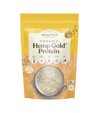 Hemp Foods Australia Organic Hemp Gold Protein 450g