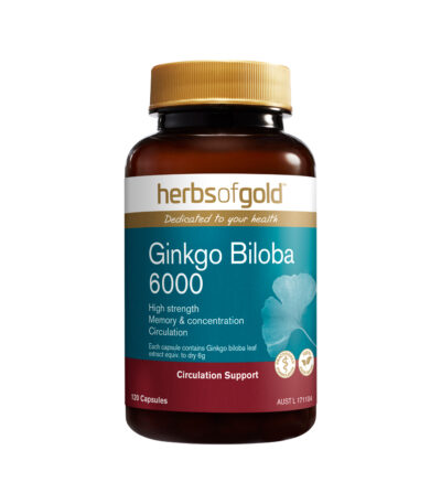 Herbs of Gold Ginkgo Biloba 6000 120 capsules