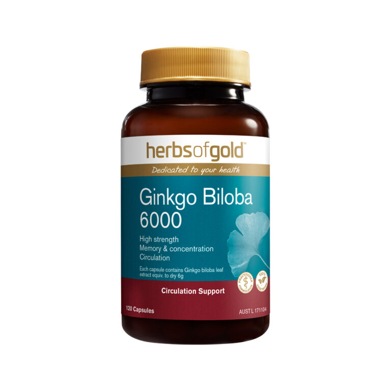 Herbs of Gold Ginkgo Biloba 6000 120 capsules