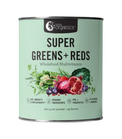 Nutra Organics Super Greens + Reds 300g