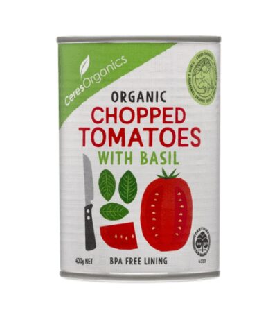 Ceres Organics - Organic Chopped Tomatoes with Basil - 400g
