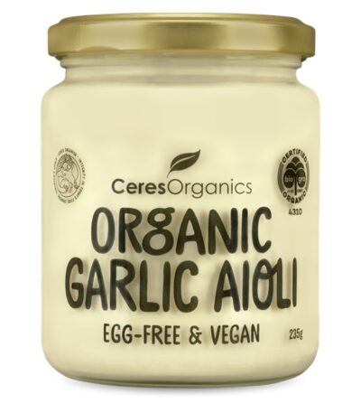 Ceres Organics - Organic Garlic Aioli (Egg Free & Vegan) - 235g