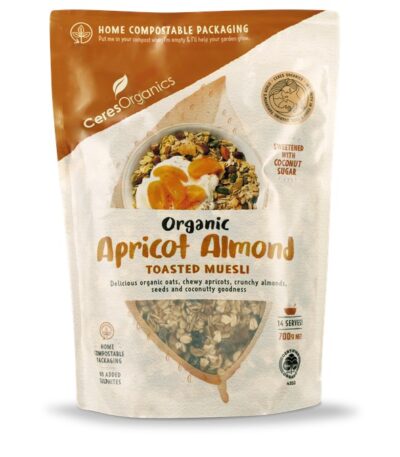 Ceres Organics - Organic Muesli - Apricot & Almond - 700g