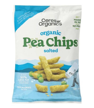 Ceres Organics - Organic Pea Chips – Salted - 5x100g