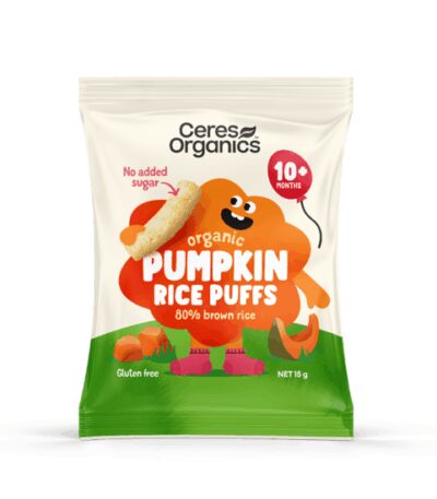 Ceres Organics - Organic Pumpkin Brown Rice Puffs - 6x15g