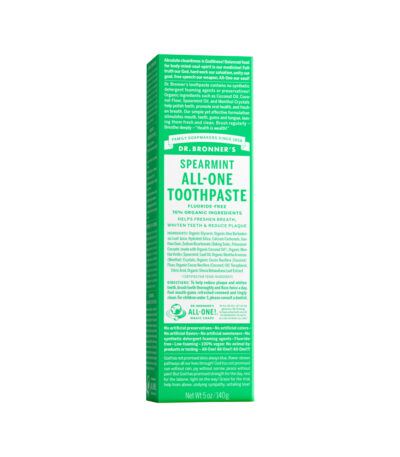 Dr. Bronners Toothpaste (All-One) Spearmint 140g