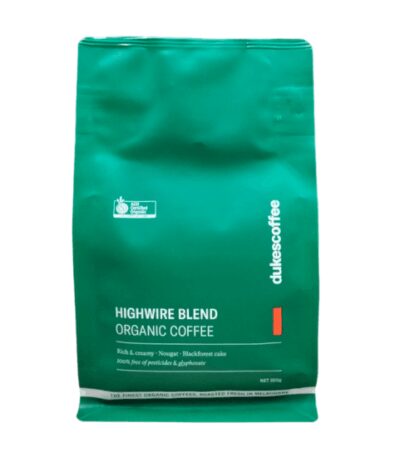 Dukes Coffee  - Organic Coffee - Highwire Blend - 200g