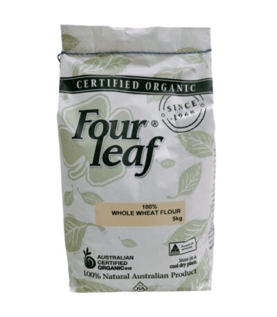 Four Leaf - Organic 100% Whole Wheat Flour - 5kg