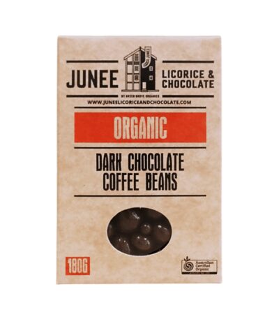 Green Grove - Organic Dark Chocolate Coffee Beans - 180g