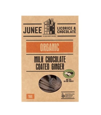 Green Grove - Organic Milk Chocolate Coated Ginger - 180g