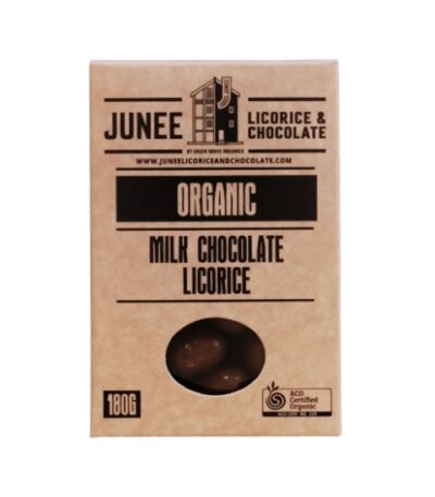 Green Grove - Organic Milk Chocolate Licorice - 180g