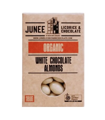 Green Grove - Organic White Chocolate Almonds - 180g