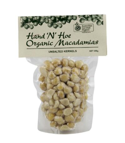Hand 'n' Hoe - Organic Macadamia Nut - Raw - 250g
