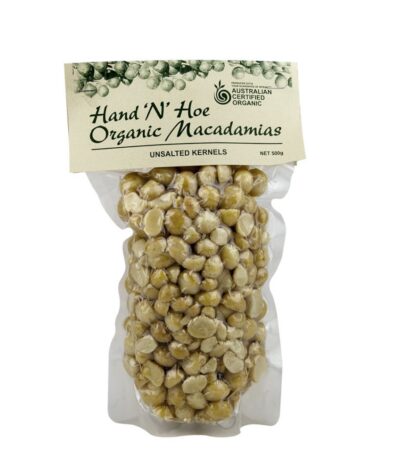 Hand 'n' Hoe - Organic Macadamia Kernals - 500g