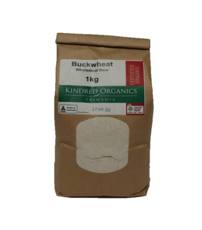 Kindred Organics - Organic Buckwheat Wholemeal Flour - 1kg