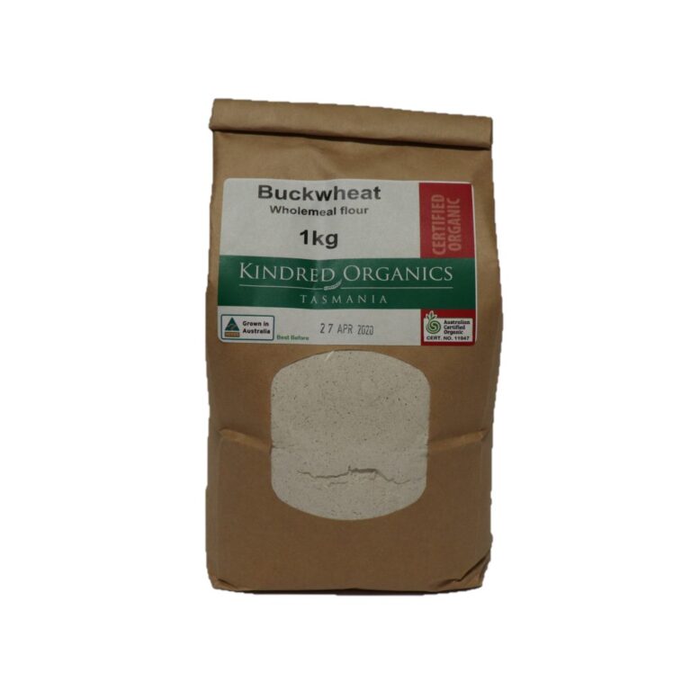 Kindred Organics - Organic Buckwheat Wholemeal Flour - 1kg