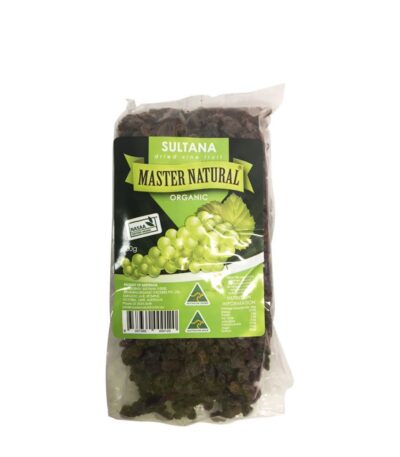 Mater Natural - Organic Sultanas Dried Vine Fruit - 500g
