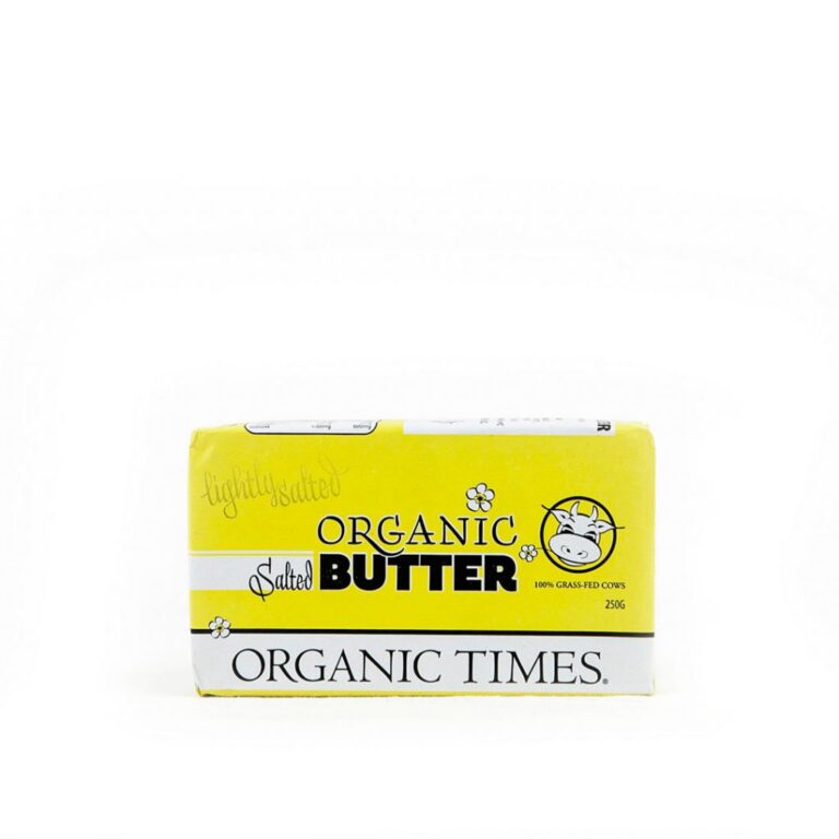 Organic Times - Organic Butter - Salted - 250g