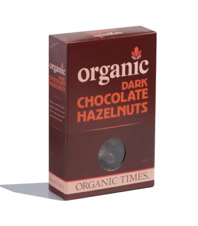 Organic Times - Organic Dark Chocolate Hazelnuts - 150g