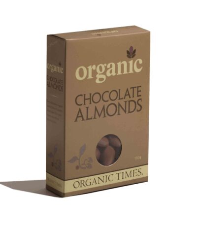 Organic Times - Organic Milk Chocolate Almonds - 150g