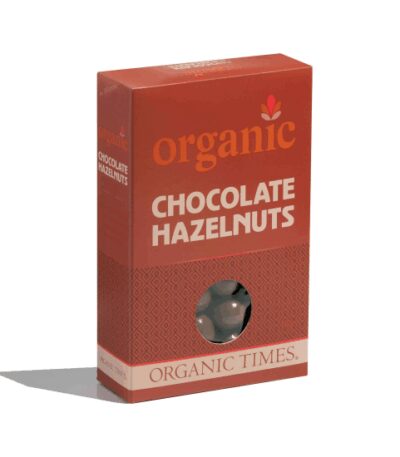 Organic Times - Organic Milk Chocolate Hazelnuts - 150g