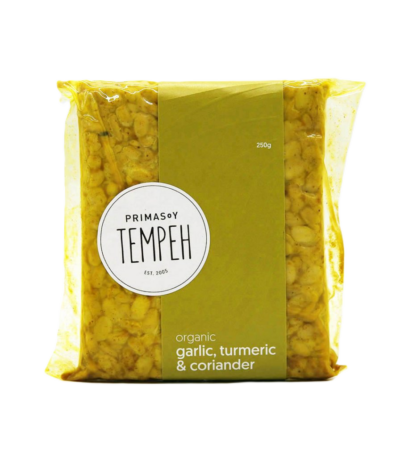 Organic Times Organic Tempeh Garlic Turmeric Coriander 260g