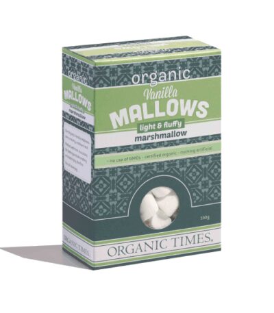 Organic Times - Organic Vanilla Mallows Marshmallows - 100g