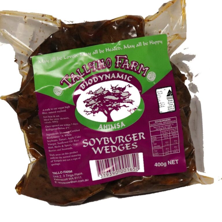 Tallyho - Organic Soyburger Wedges - 400g