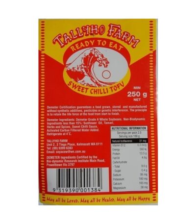 Tallyho - Organic Sweet Chilli Tofu - 200g